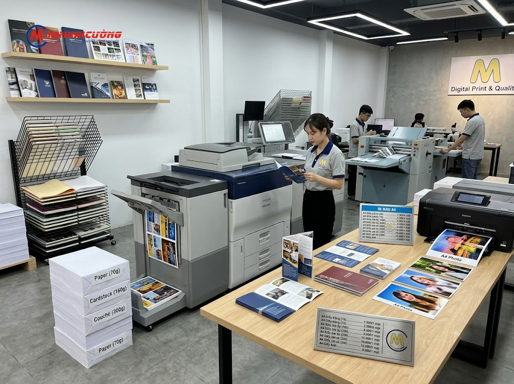 Dịch Vụ In Màu A4 Đẹp Lấy Ngay Giá Rẻ Uy Tín Tại In Minh Cường
